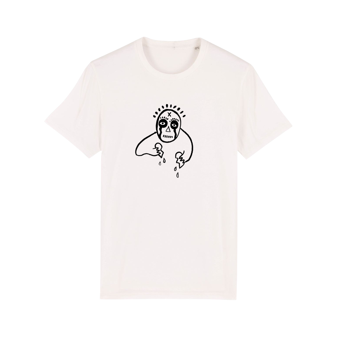 Tee shirt Blanc design by Fringz