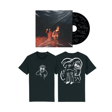 Pack CD album et Tee-shirt Noir design par Fringz